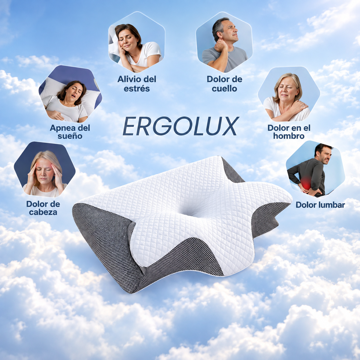Almohada Cervical Ergolux